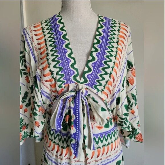 Farm Rio Maxi Dress size M - Picture 4 of 8